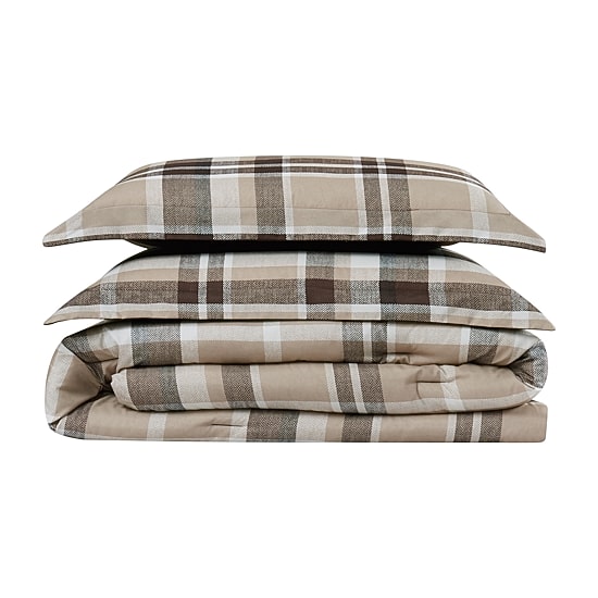 Truly Soft Paulette Plaid Duvet Cover Set