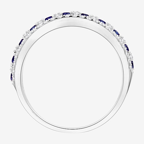 I Said Yes (H-I/I1) Womens 1/4 CT. T.W. Lab Grown White Sterling Silver Wedding Band