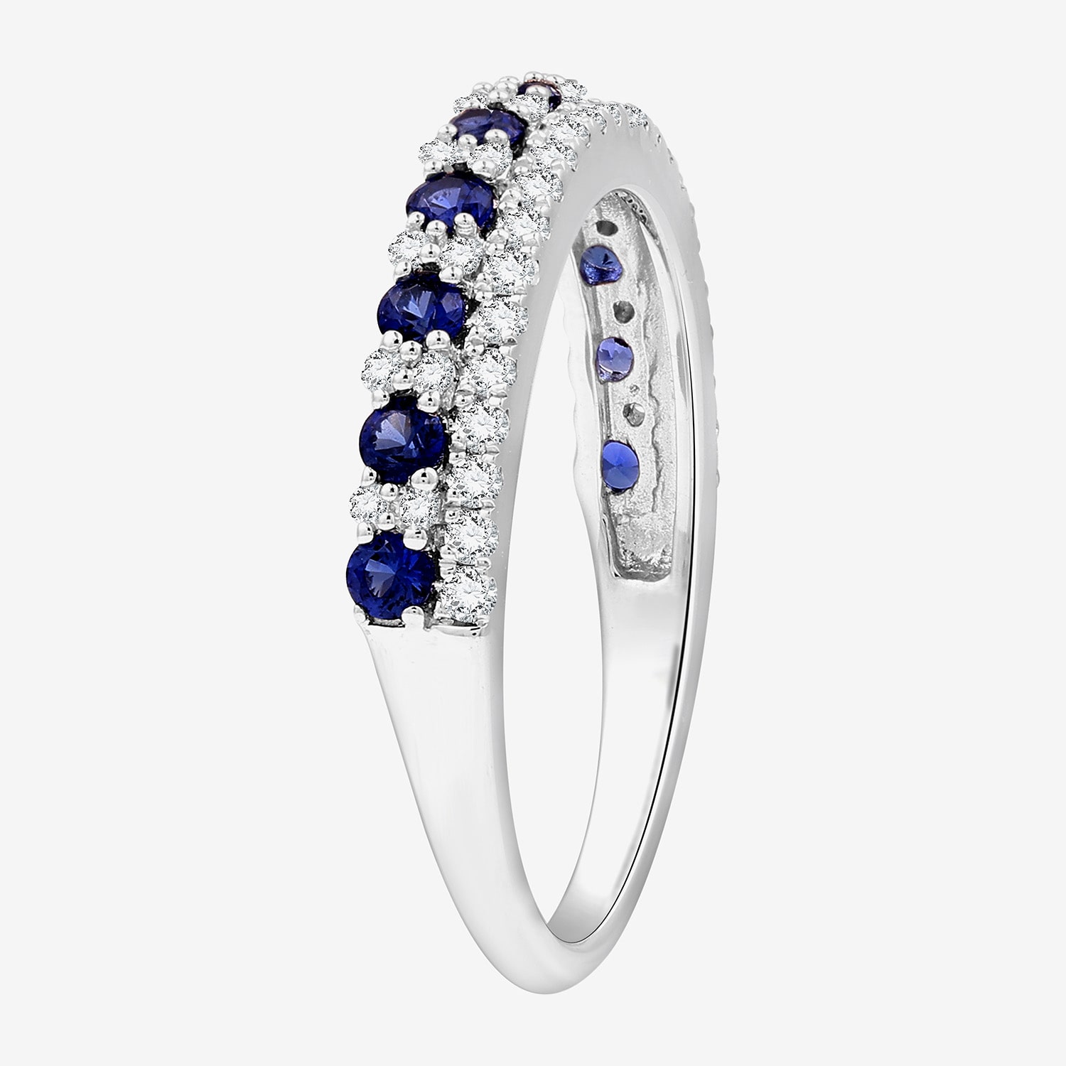 I Said Yes (H-I/I1) Womens 1/4 CT. T.W. Lab Grown White Sterling Silver Wedding Band
