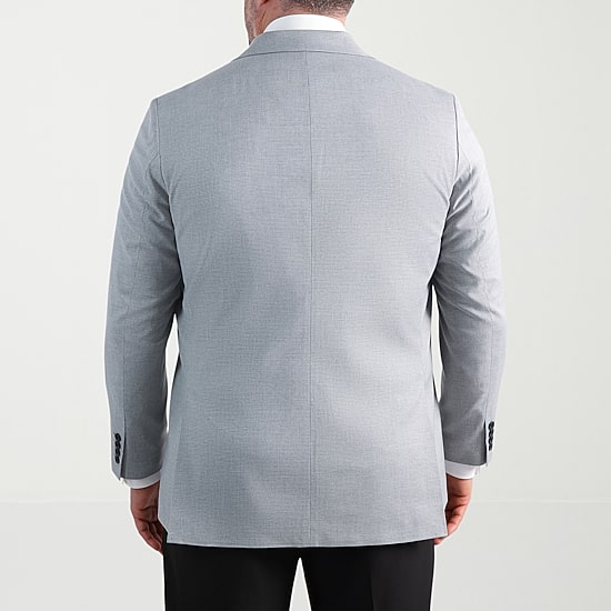 Haggar JMH Mens Big and Tall Geometric Stretch Fabric Classic Fit Sport Coat
