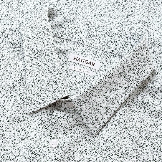 Haggar Smart Wash Big and Tall Mens Classic Fit Easy Care Long Sleeve Dress Shirt