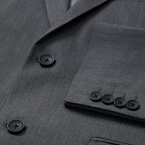 Haggar JMH Diamond Weave Mens Big and Tall Regular Fit Suit Jacket