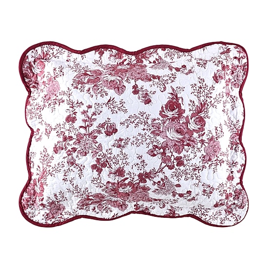 Laurel Manor Toile Garden Cotton Quilt