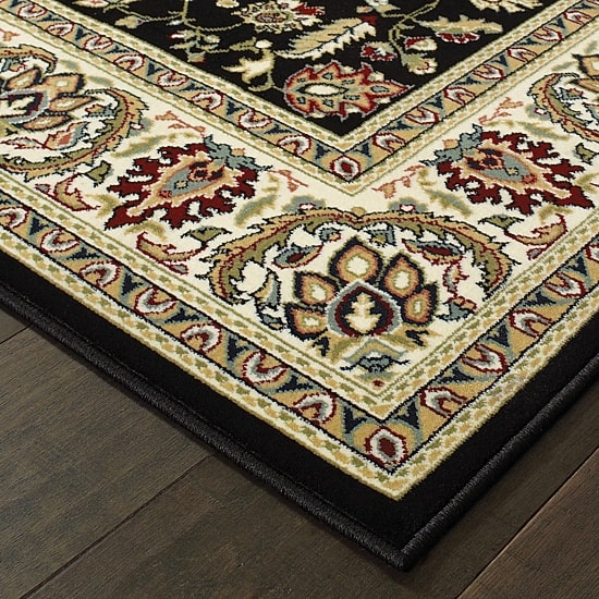 Covington Home Kerman Border Traditional Indoor Rectangular Area Rug