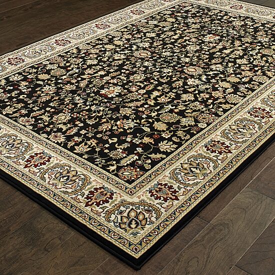 Covington Home Kerman Border Traditional Indoor Rectangular Area Rug