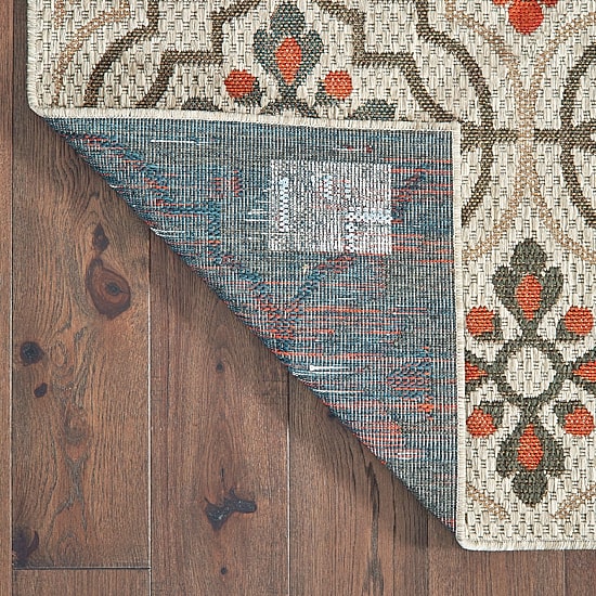 Covington Home Long Island Floral Lattice 39" X 60" Indoor Outdoor Rectangular Accent Rug