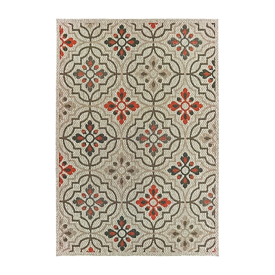 Covington Home Long Island Floral Lattice 39" X 60" Indoor Outdoor Rectangular Accent Rug