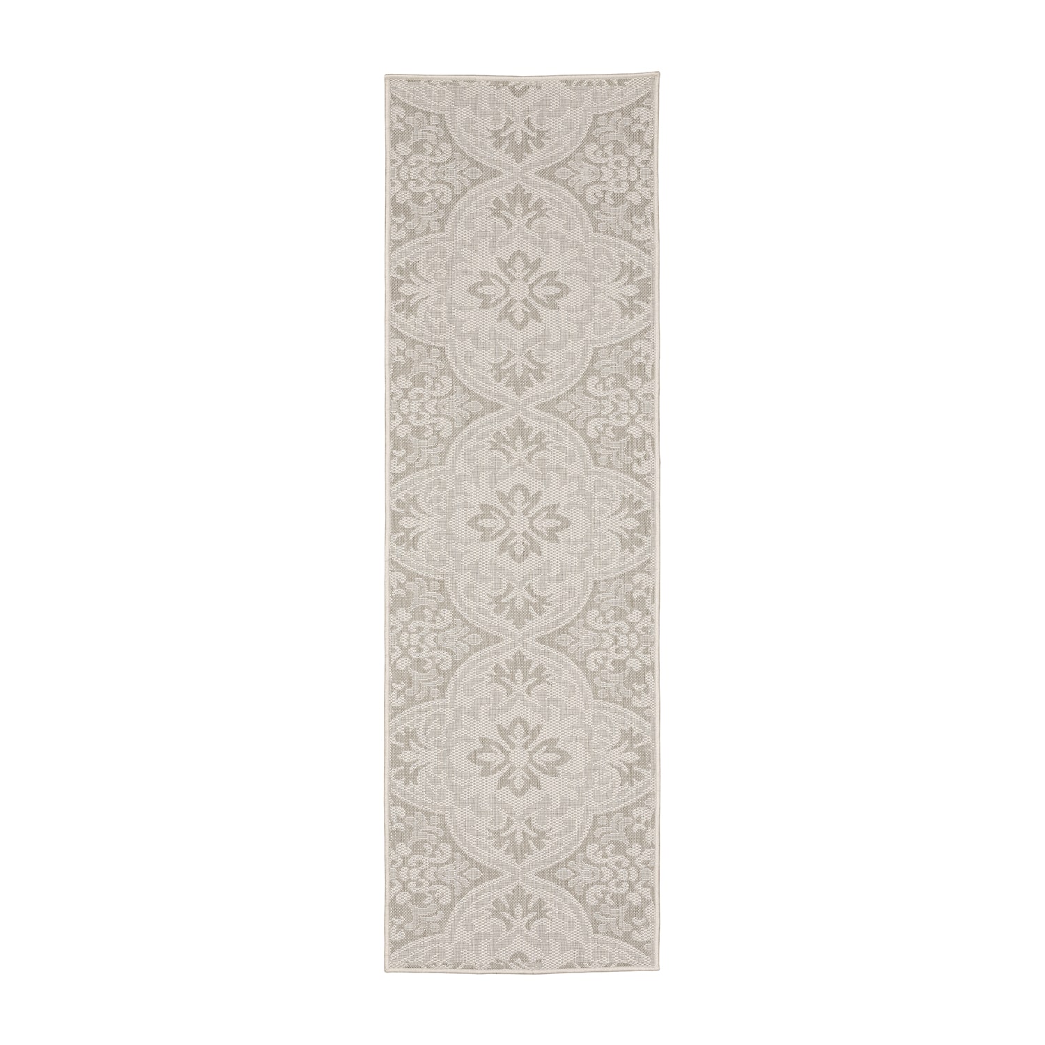 Covington Home Pamplona Floral Trellis 22" X 87" Indoor Outdoor Rectangular Runner