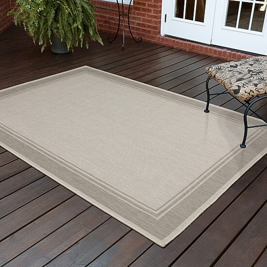 Covington Home Pamplona Casual Border 39" X 60" Indoor Outdoor Rectangular Accent Rug