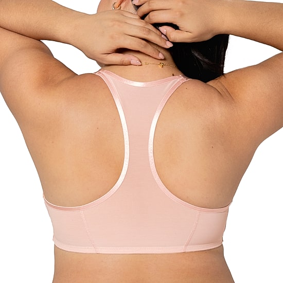 Curvy Couture Sheer Mesh Front-Close T-Shirt Bra- 1619