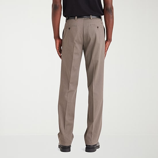 Dockers Easy Khaki With Stretch Mens Comfort Waistband Classic Fit Flat Front Pant