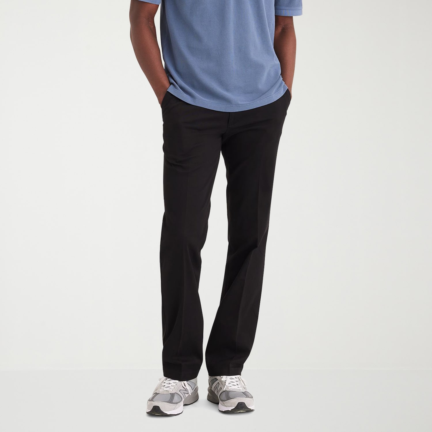 Dockers Easy Khaki With Stretch Mens Straight Fit Flat Front Pant