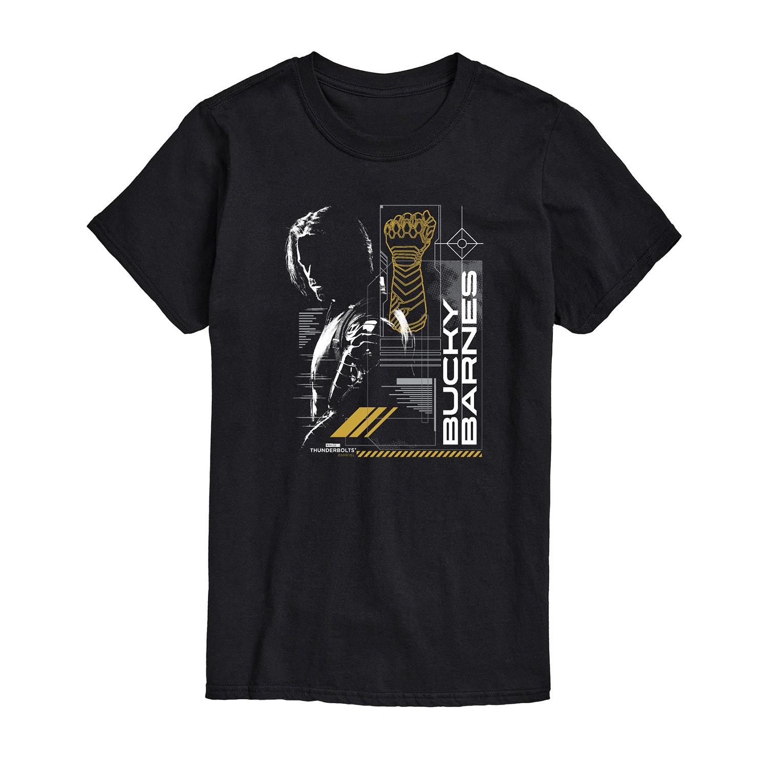 Novelty Mens Crew Neck Short Sleeve Regular Fit Marvel Graphic T-Shirt