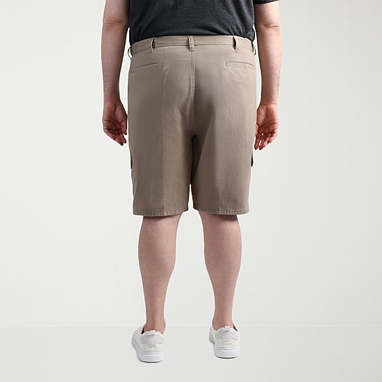 Haggar Mens 10 1/2" Big and Tall Cargo Short