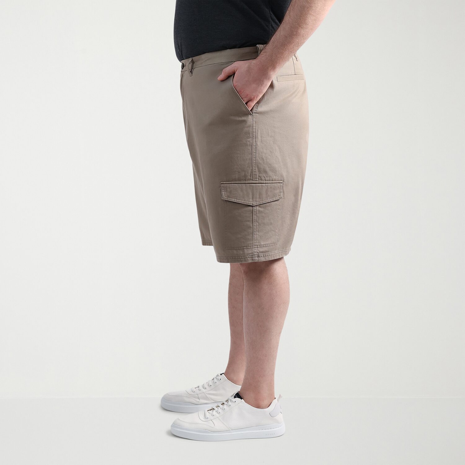 Haggar Mens 10 1/2" Big and Tall Cargo Short