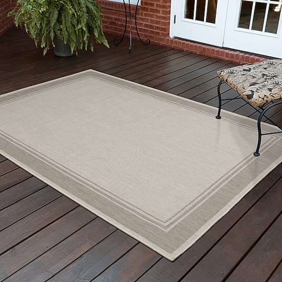 Covington Home Pamplona Casual Border Indoor Outdoor Rectangular Area Rug