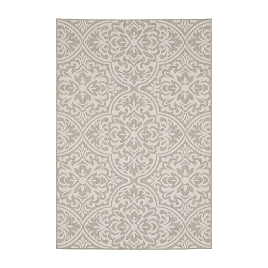 Covington Home Pamplona Damask Flatweave Indoor Outdoor Rectangular Area Rug