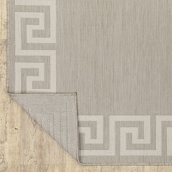 Covington Home Pamplona Greek Key Border Indoor Outdoor Rectangular Area Rug