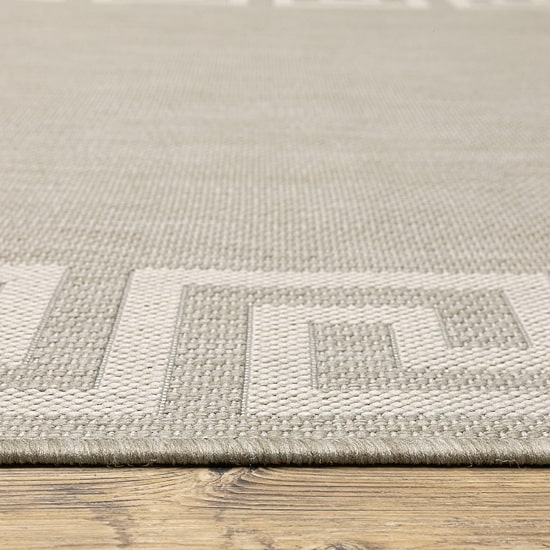 Covington Home Pamplona Greek Key Border Indoor Outdoor Rectangular Area Rug