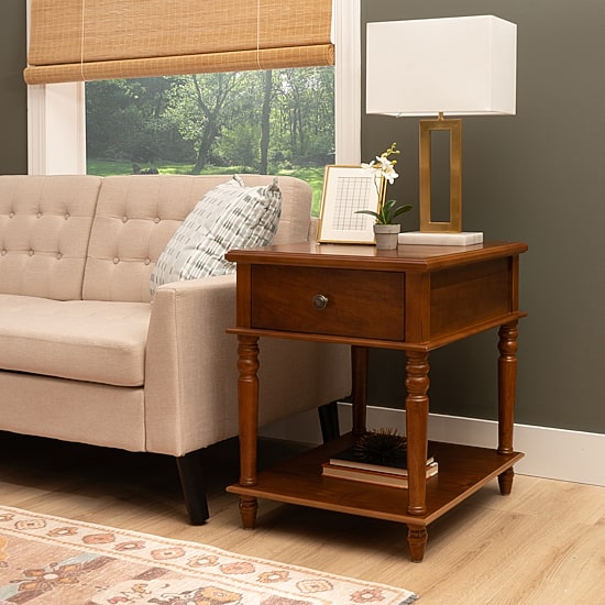 Linon Percy Living Room Collection 1-Drawer End Table