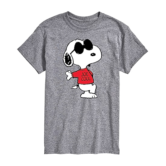 Mens Crew Neck Short Sleeve Regular Fit Peanuts Big and Tall Graphic T-Shirt