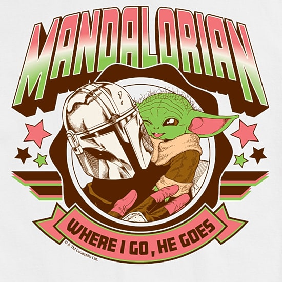 Mandalorian Mens Crew Neck Short Sleeve Regular Fit Star Wars Big and Tall Graphic T-Shirt