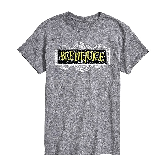 Mens Crew Neck Short Sleeve Regular Fit Beetlejuice Big and Tall Graphic T-Shirt