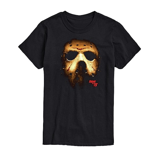 Friday The 13th Mens Crew Neck Short Sleeve Regular Fit Big and Tall Graphic T-Shirt