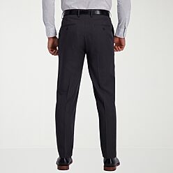 mens dark grey dress pants Men's Charles Tyrwhitt Ultimate Performance End-On-End Suit Trousers The slim cut follows through the hips and thigh and then narrows to a tapered ankle Alberto Mens Dark Grey Slim