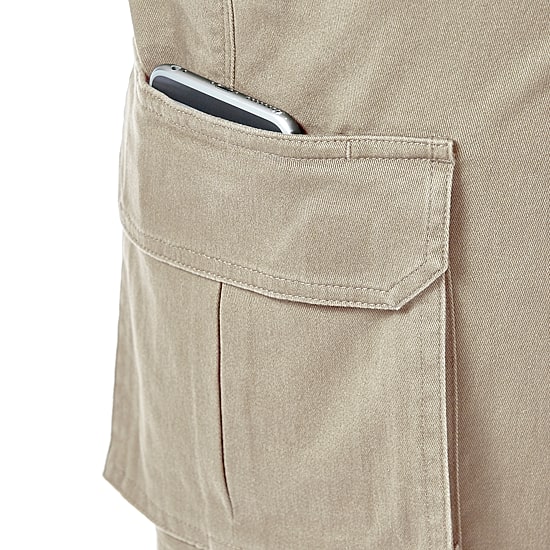 Haggar Stretch Comfort Cargo Stretch Tech Mens 10" Stretch Fabric Cargo Short