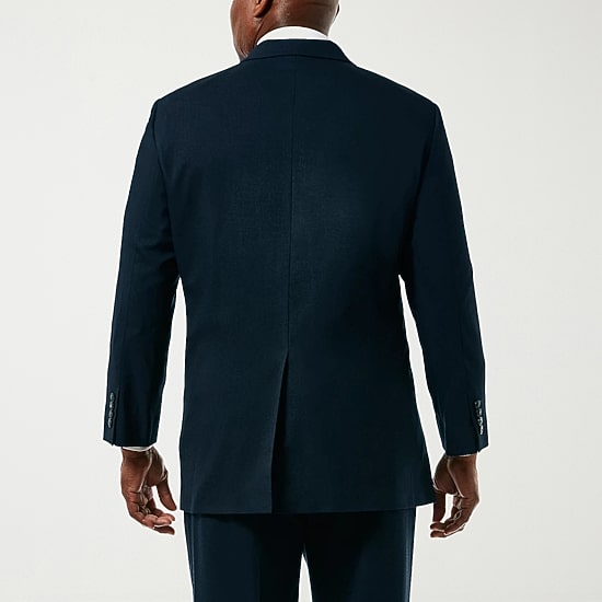 Haggar JMH Premium Stretch Sharkskin Mens Stretch Fabric Classic Fit Big and Tall Suit Jacket