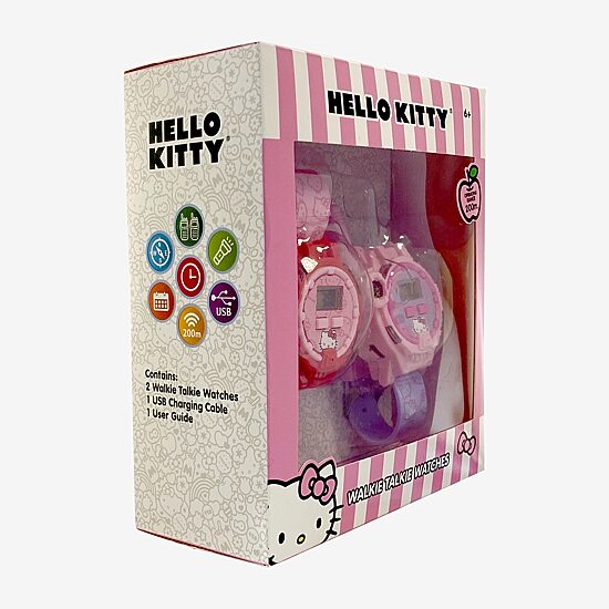 Hello Kitty Girls Multicolor Strap Watch Hk40033jc, Color: Multi