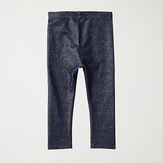 Okie Dokie Denim Baby Girls Knit Skinny Full Length Leggings