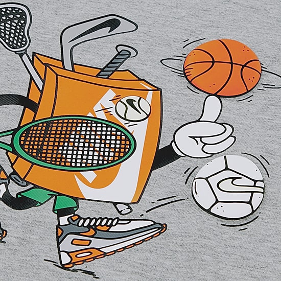Nike Little Boys Crew Neck Short Sleeve Regular Fit Graphic T-Shirt