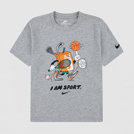 Nike Little Boys Crew Neck Short Sleeve Regular Fit Graphic T-Shirt