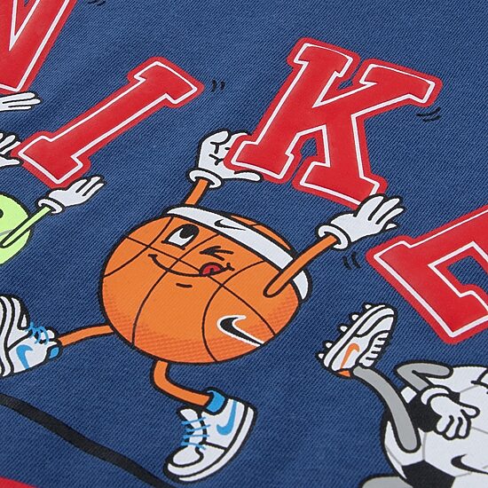 Nike Little Boys Crew Neck Short Sleeve Regular Fit Graphic T-Shirt