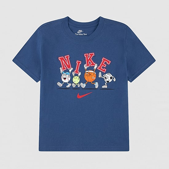 Nike Little Boys Crew Neck Short Sleeve Regular Fit Graphic T-Shirt
