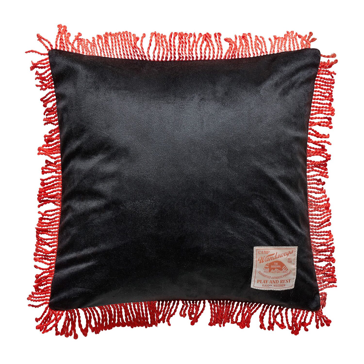 Makers Collective Camp Wandawega Elk Needle-Punched Square Throw Pillow