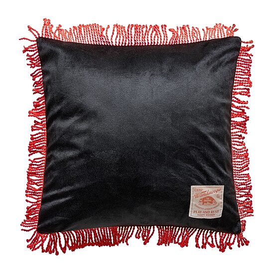 Makers Collective Camp Wandawega Elk Needle-Punched Square Throw Pillow