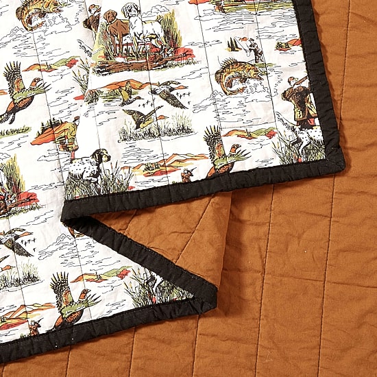 Makers Collective Camp Wandawega Sportsmens Reversible Quilt Set