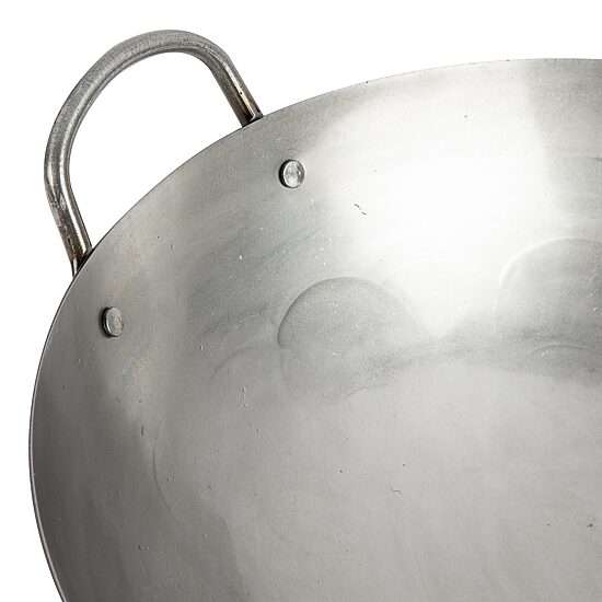 Cuisinart Outdoors Carbon Steel Hammered 14" Round Wok