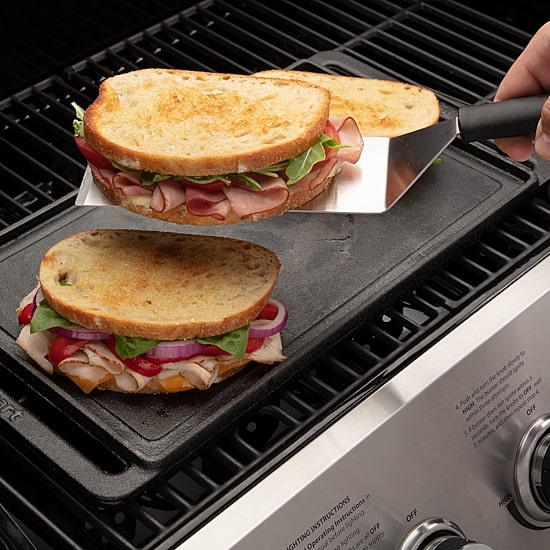 Cuisinart Outdoors Reversible Cast Iron Plate Grill Pans
