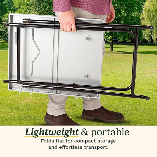 Cuisinart Outdoors Fold N' Go Prep Table Grill Set