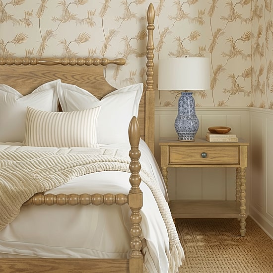 Madison Park Signature Beckett Bedroom Collection 1-Drawer Nightstand