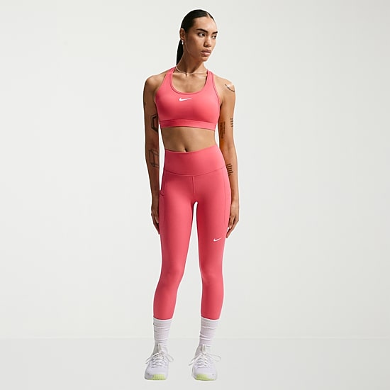Nike Womens Moisture Wicking Quick Dry High Rise Knit 7/8 Ankle Legging