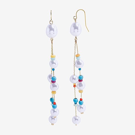 Bijoux Bar Womens Drop Earrings