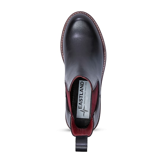 Eastland Womens Willa Block Heel Chelsea Boots