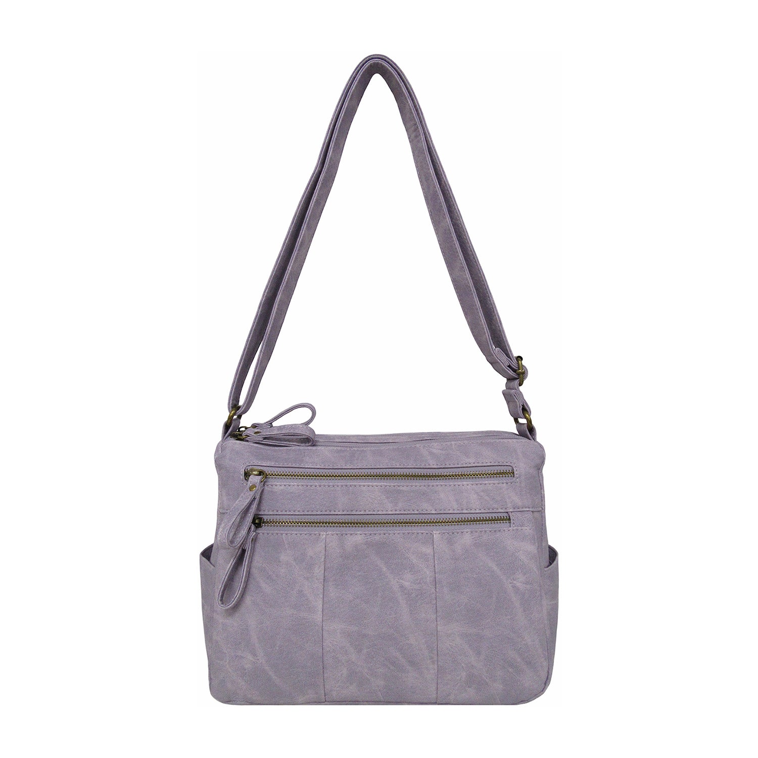 Bueno of California Antique Pebble Washed Medium Crossbody Bag