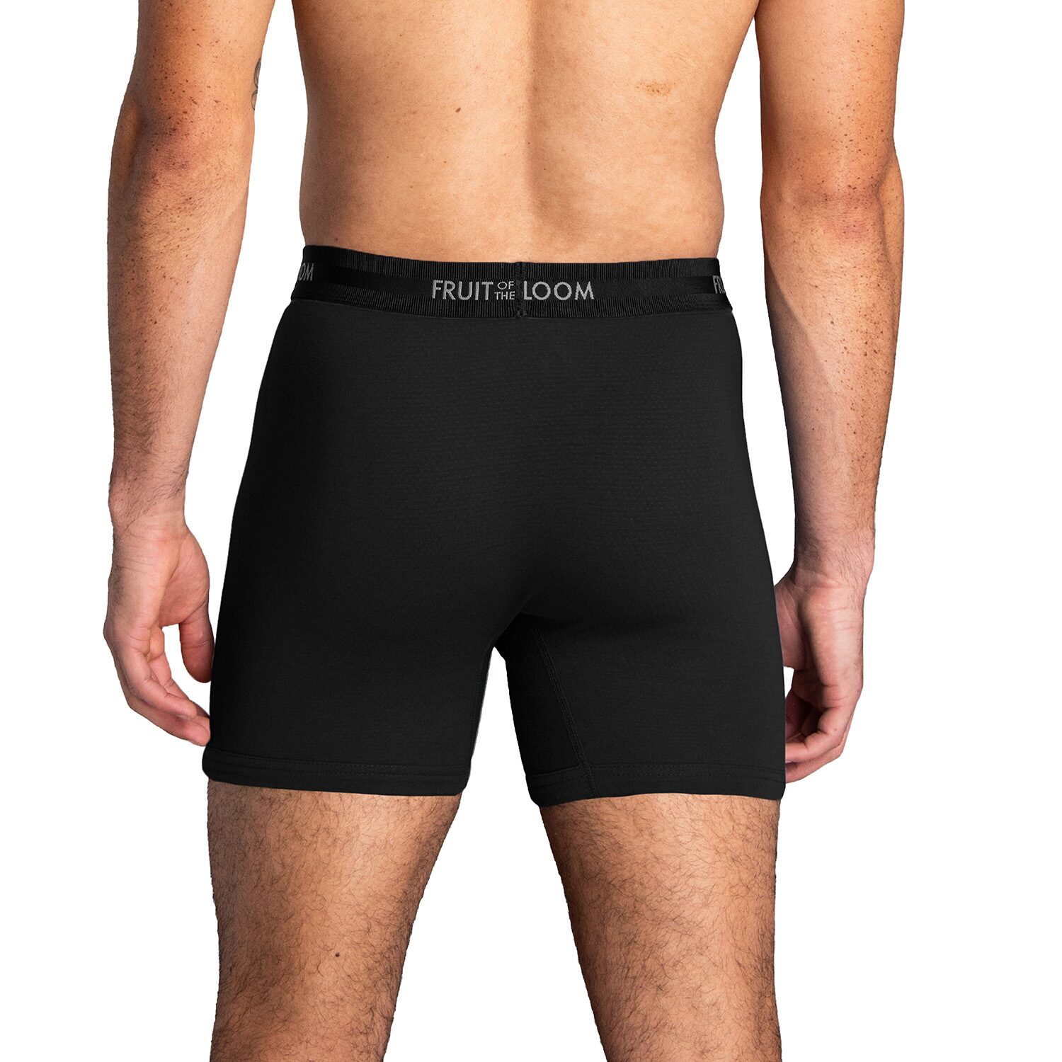 Fruit of the Loom Breathable Mens 3 Pack Boxer Briefs Pi3bp76c