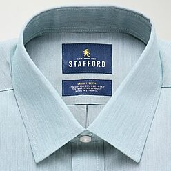 jcpenney mens dress shirts stafford Stafford Smart Tech Men's Regular Fit Stretch Fabric Wrinkle Free Long Sleeve Dress Shirt, 17-17.5 36-37, White | Gotta Have It Price